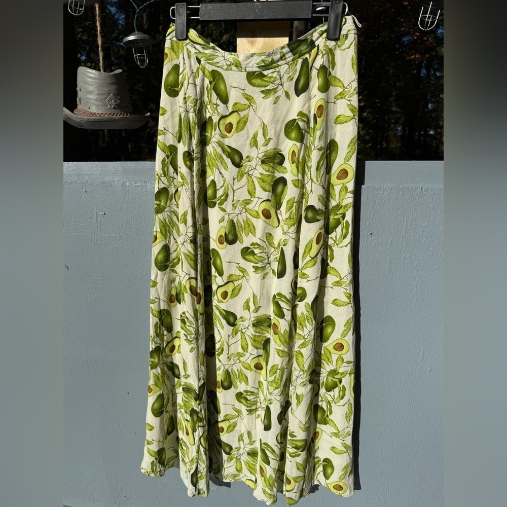 Wilfred Midi Avocado Skirt - Picture 4 of 6